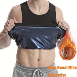 ست سونا مردانه، جلیقه فرم‌دهنده کمر و بدن با تاپ بدون آستین