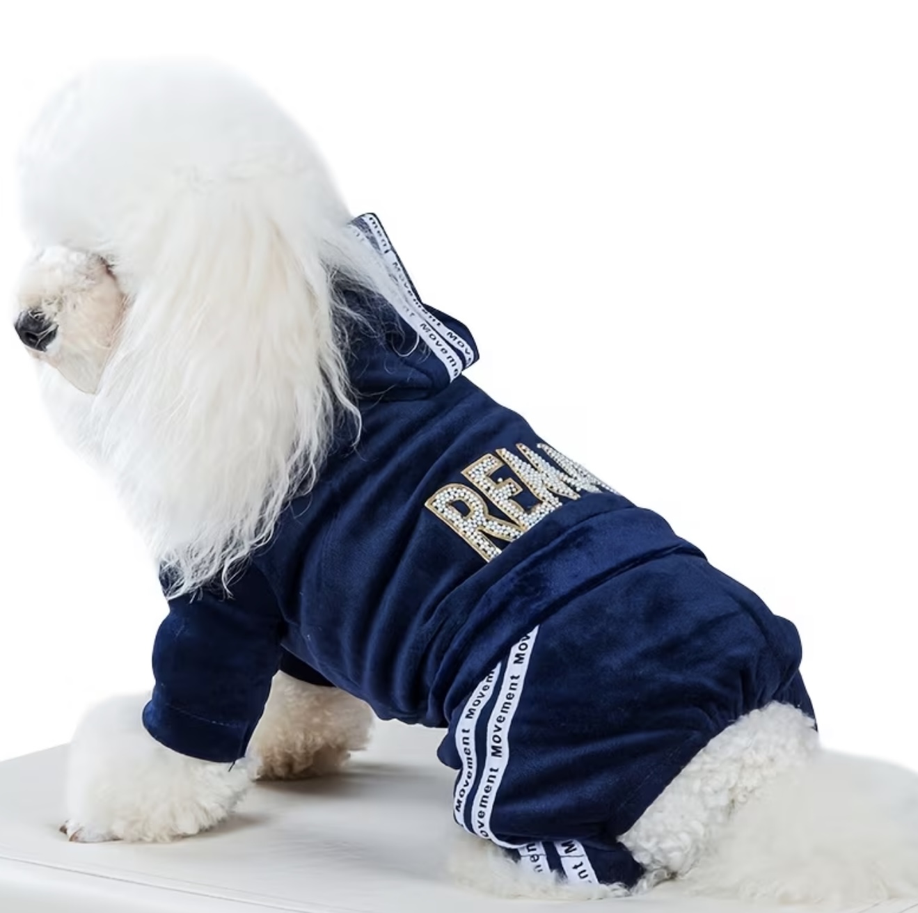 هودی سگ، سرهمی جدید حیوانات خانگی با پارچه پولیشی نرم و کلاهدار - Image 6