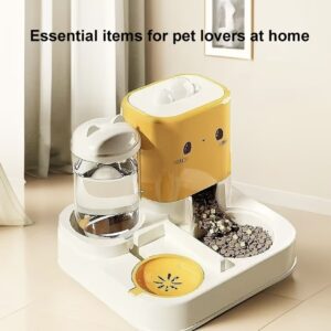 دستگاه تغذیه و آب‌دهی حیوانات با طرح ابر و گوش گربه‌ای