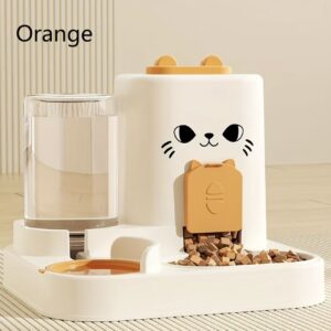 دستگاه ۲ در ۱ غذادهی اتوماتیک و آب‌سردکن گربه |