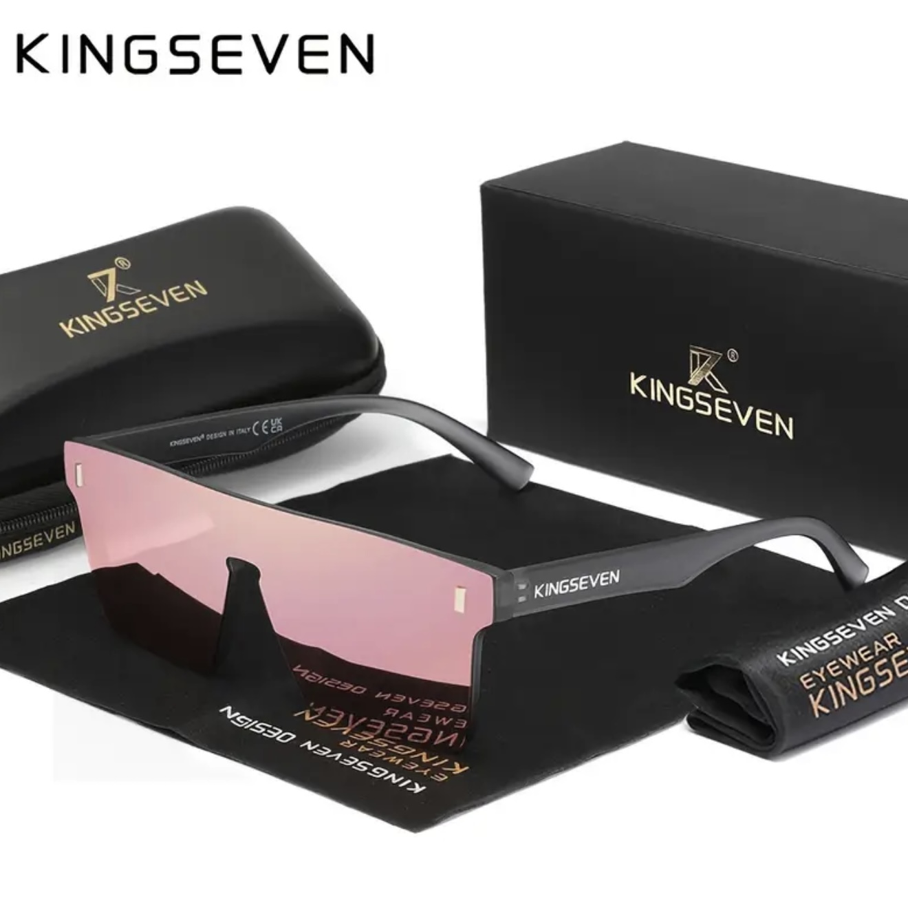 عینک فشن مربع KINGSEVEN مدل Dreamy - Image 2