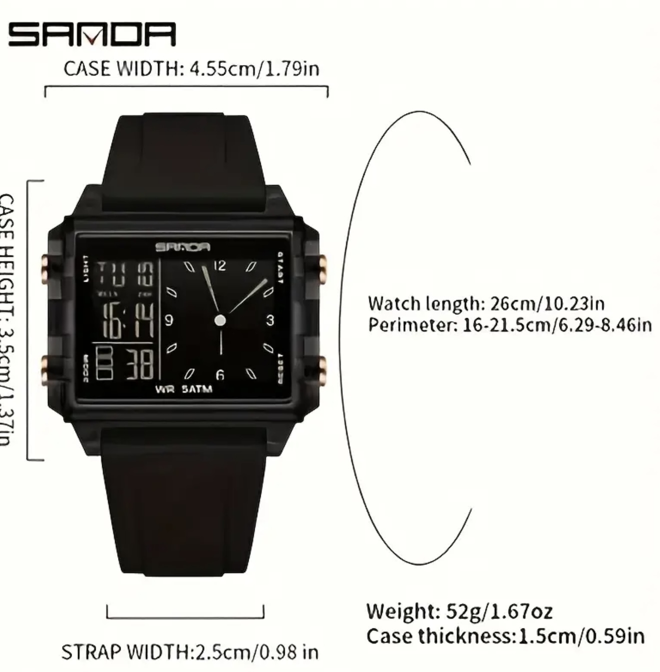 ساعت کوارتز فشن مردانه و زنانه - Image 8