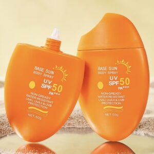 ست ۲ عددی کرم محافظتی پایه ضدآفتاب صورت و بدن و پرایمر آرایشی