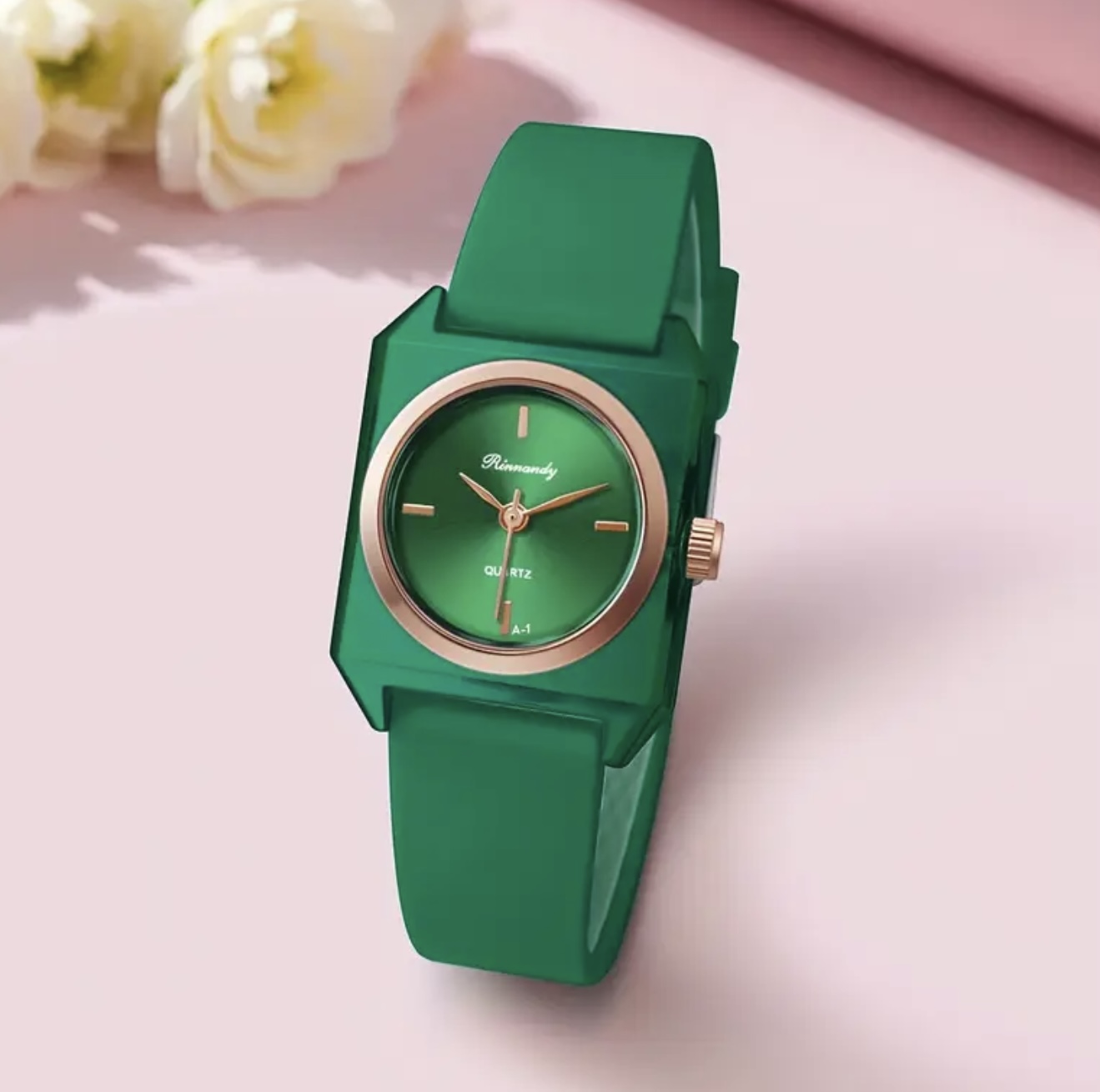 ساعت مربعی مینیمالیست شفاف - Image 5