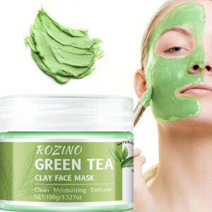 ماسک صورت گل‌رس چای سبز