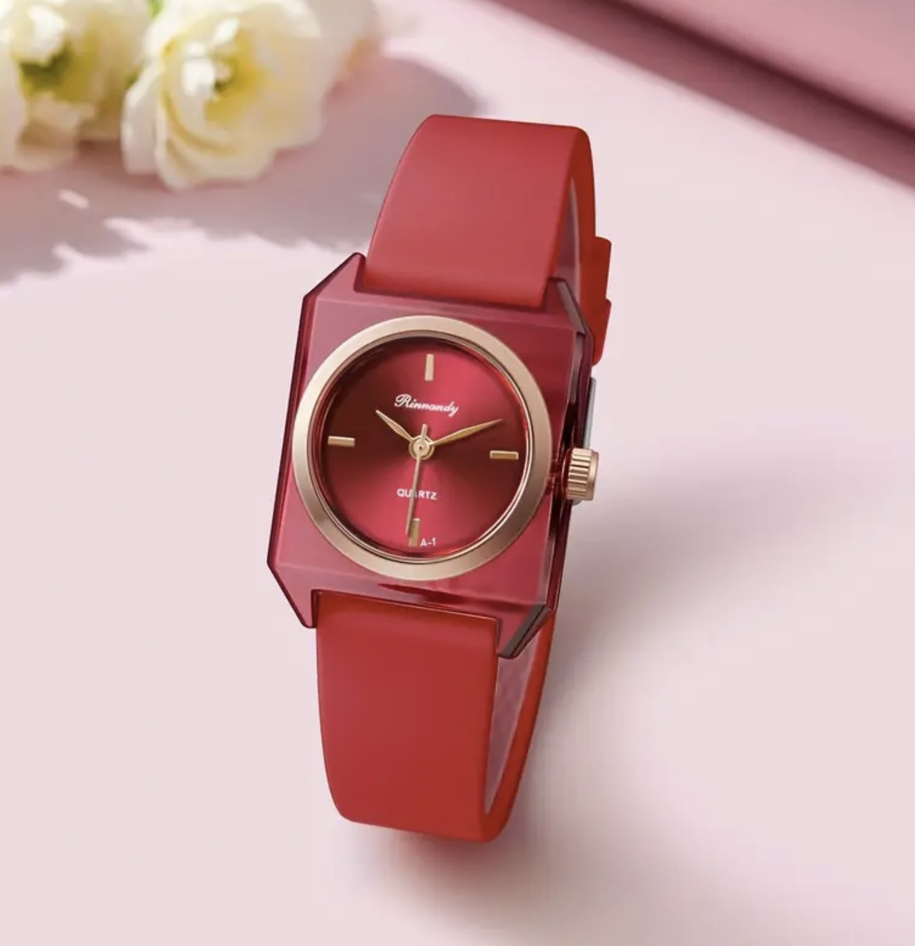 ساعت مربعی مینیمالیست شفاف - Image 10