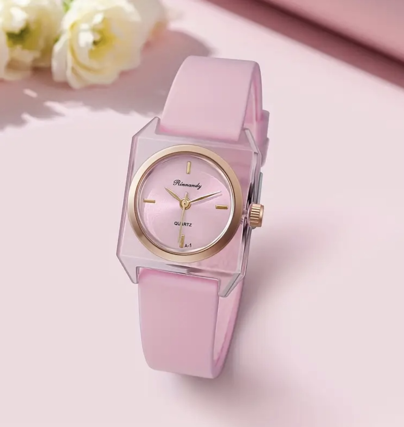 ساعت مربعی مینیمالیست شفاف - Image 11