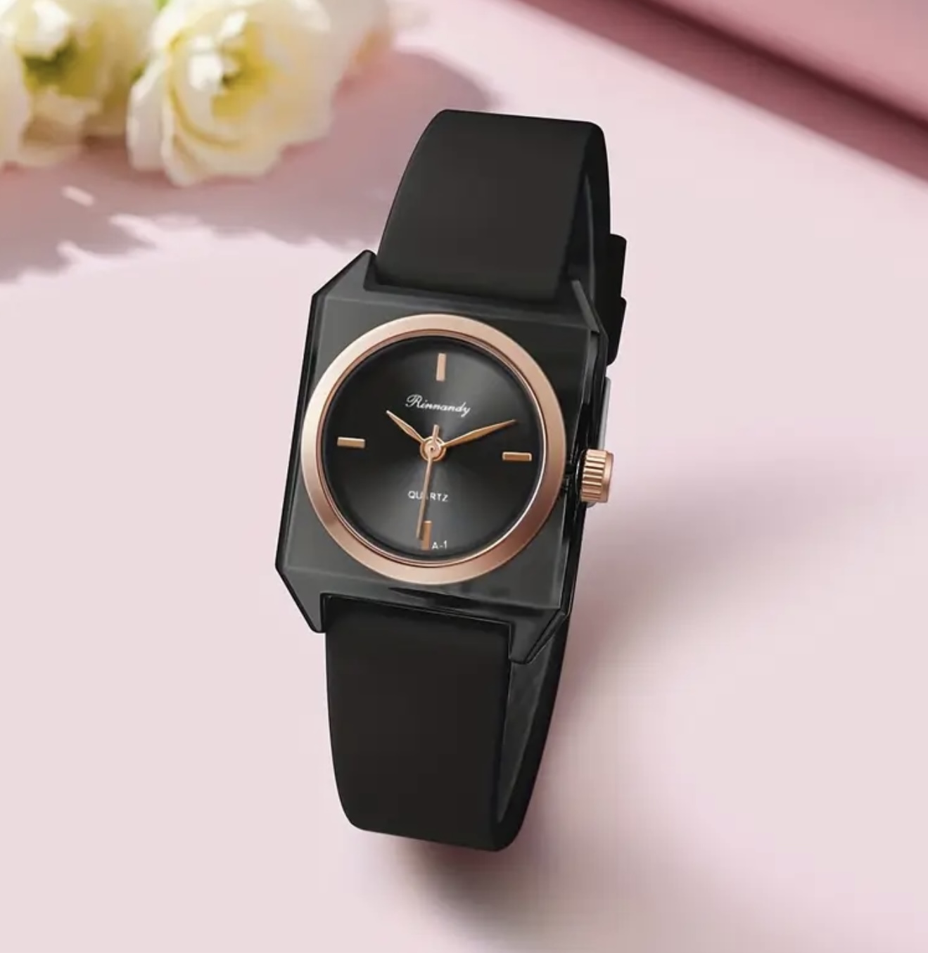 ساعت مربعی مینیمالیست شفاف - Image 13