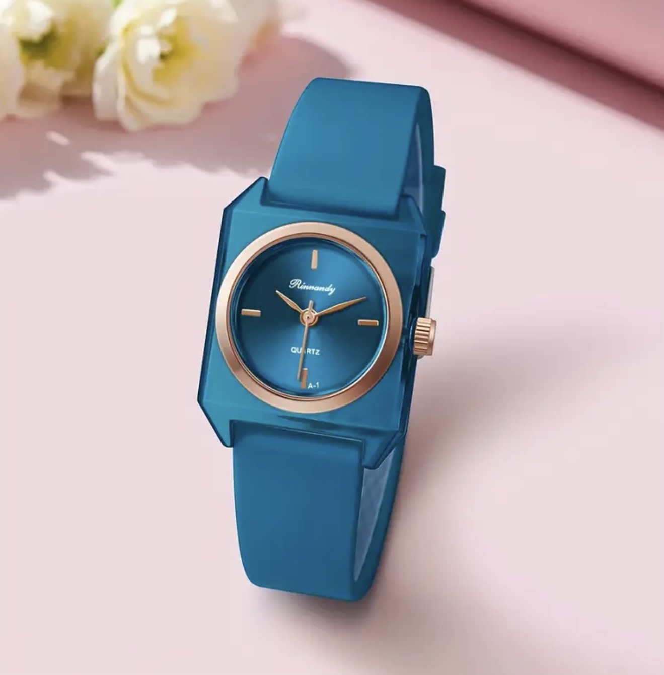 ساعت مربعی مینیمالیست شفاف - Image 14