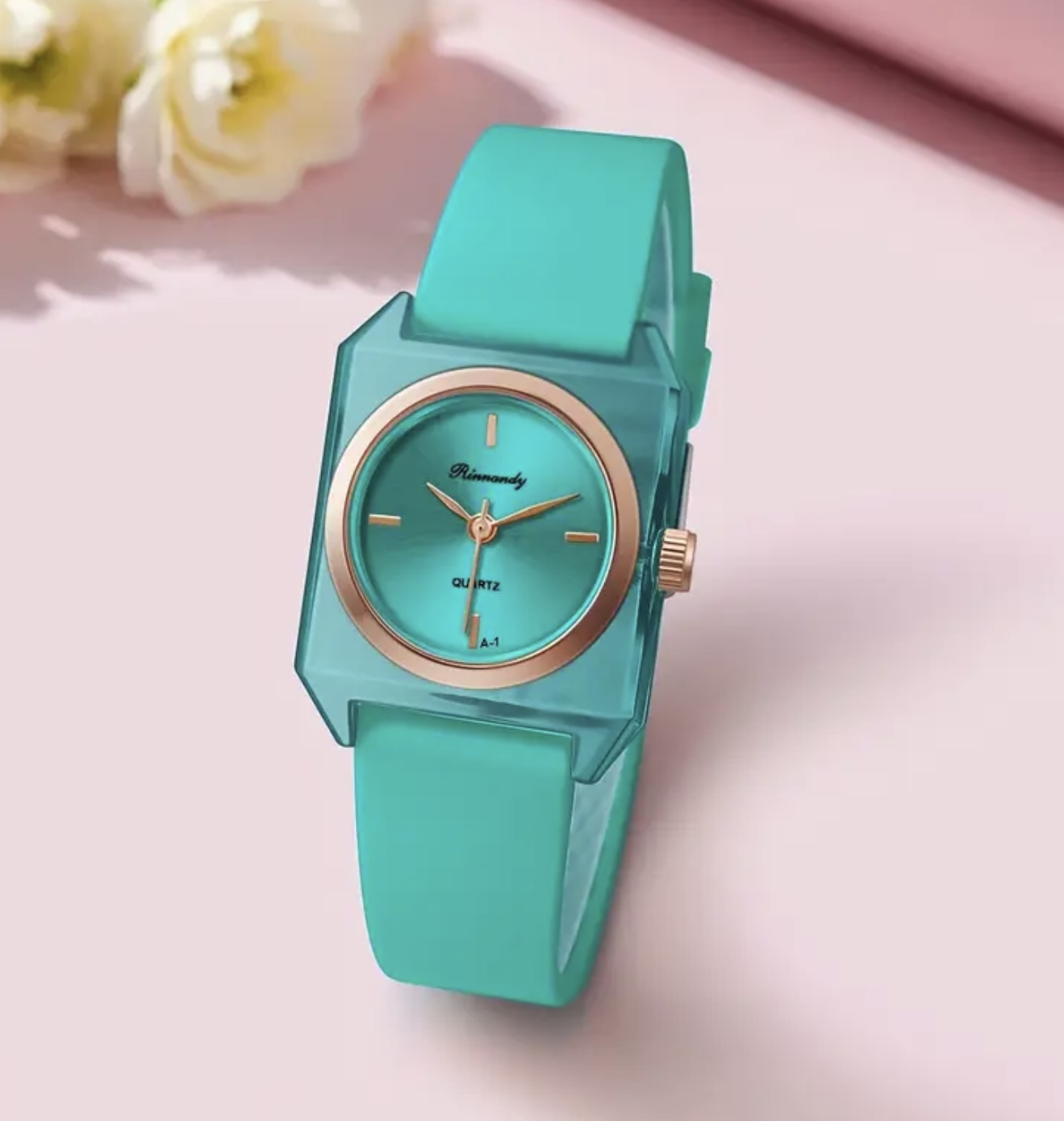 ساعت مربعی مینیمالیست شفاف - Image 16