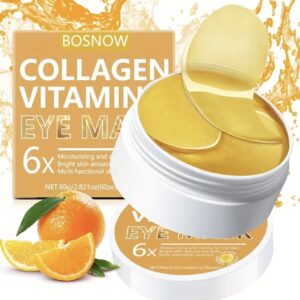 پچ ماسک زیر چشم BOSNOW ویتامین C و کلاژن طلایی – ۶۰ عدد