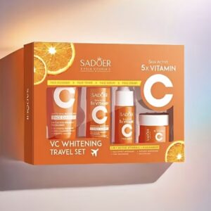 ست مسافرتی ۴ عددی مراقبت از پوست ویتامین C و نیکوتینامید