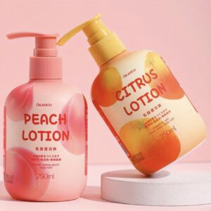 لوسیون بدن هلو و مرکبات برای پوست خشک