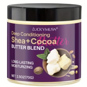 بادی باتر طبیعی MUSN با شی باتر، روغن نارگیل و ویتامین E