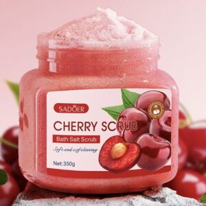 نمک اسکراب حمام آلبالو  لایه‌برداری عمیق پوست