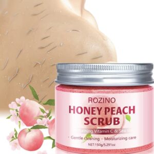 اسکراب بدن و صورت هلو صورتی  پاک‌سازی عمیق در ۵ ثانیه با آبرسانی قوی