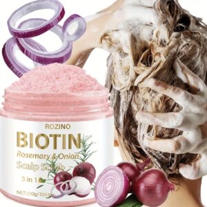 اسکراب پوست سر ۳ در ۱ بیوتین، رزماری و پیاز