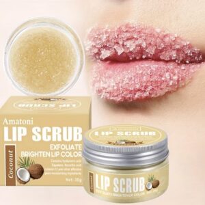 ژل اسکراب لب نارگیل Amatoni  لایه‌بردار و مرطوب‌کننده