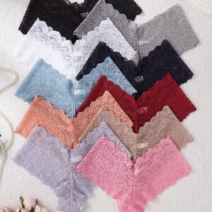 ست ۱۰ عددی شورت لامبادا زنانه دانتل‌دار و جذاب