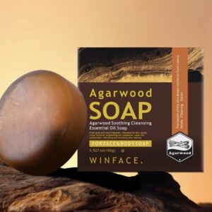 صابون آگاروود  شوینده بدن و صورت با گوگرد و روغن‌های ضروری