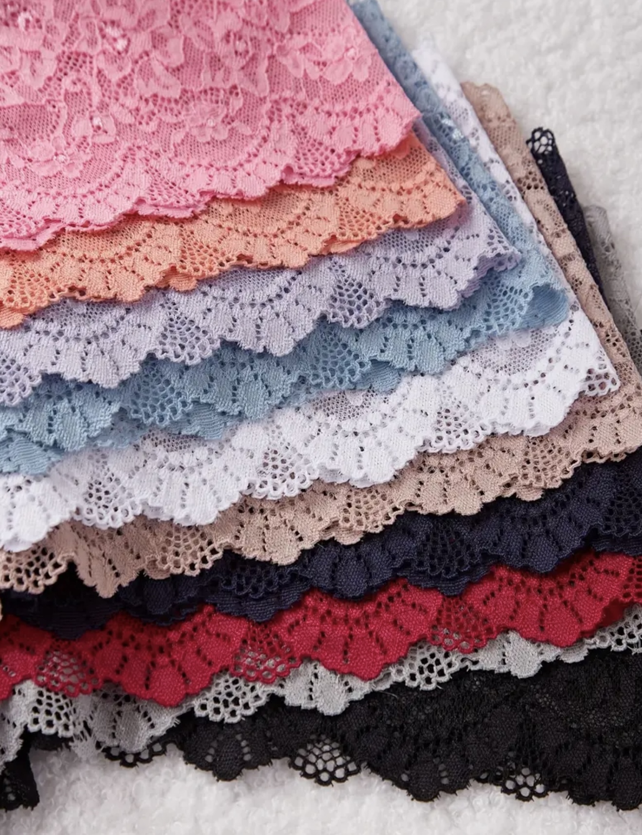 ست ۱۰ عددی شورت لامبادا زنانه دانتلدار و جذاب - Image 4