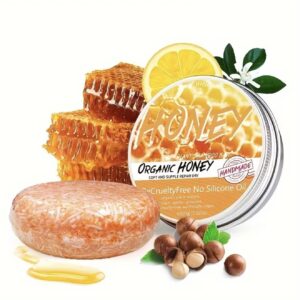 صابون شامپو دست‌ساز لوکس با عسل  مغذی و کنترل‌کننده چربی مو