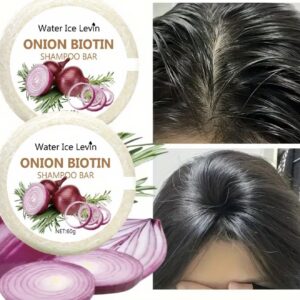 صابون شامپو پیاز و بیوتین | پاک‌کنندگی عمیق، کنترل چربی و مرطوب‌کننده