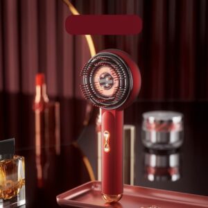 ماساژور پوست سر USB با لرزش و اپلیکاتور روغن‌های ضروری