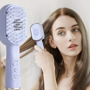 شانه ماساژ برقی، برس روغن‌رسان پوست سر برای حالت‌دهی و ماساژ مو
