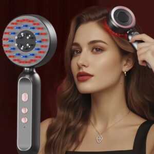 شانه ماساژور برقی پوست سر، برس برقی و ماساژور ۲ در ۱