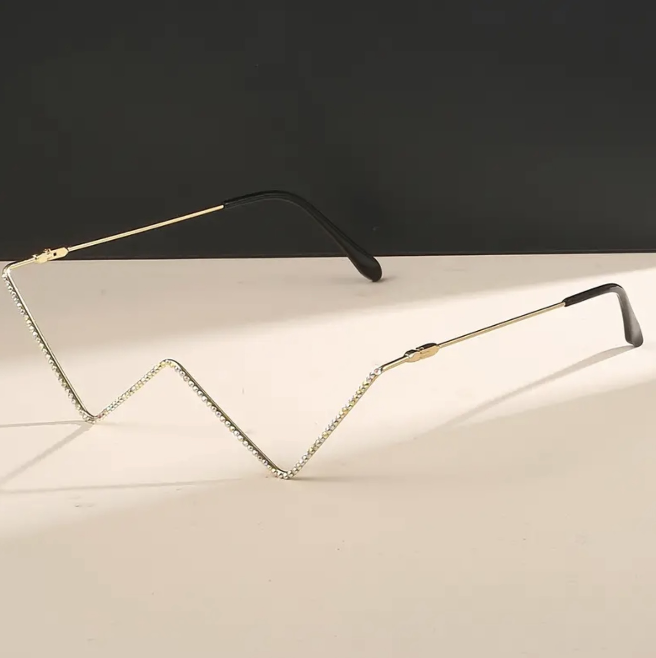 عینک فشن و ترندی بدون فریم فلزی با طراحی مقعر - Image 2