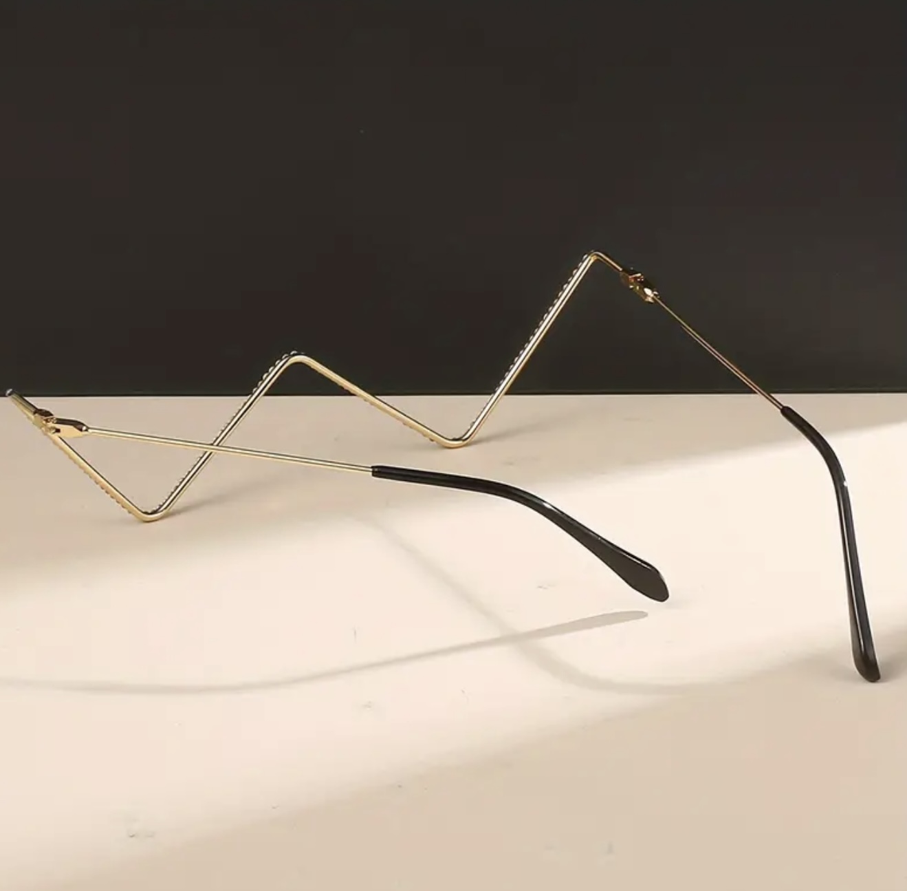 عینک فشن و ترندی بدون فریم فلزی با طراحی مقعر - Image 3