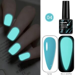 لاک ژل ناخن شب رنگ ‌