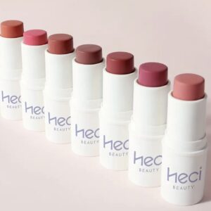 استیک رژگونه کرمی ۳ در ۱ – ماندگار و ضدآب HECI