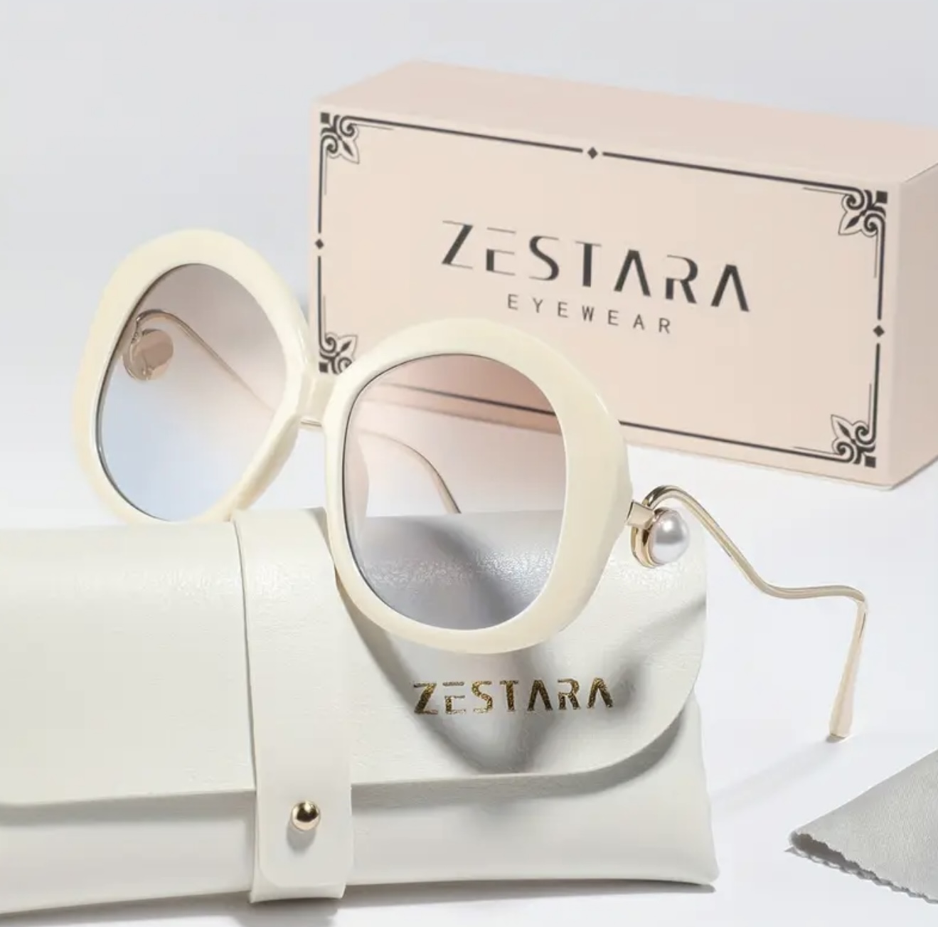 عینک وینتیج شیک – با طرح گلدار