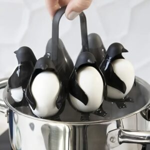 تخم‌مرغ‌پز و بخارپز طرح پنگوئن