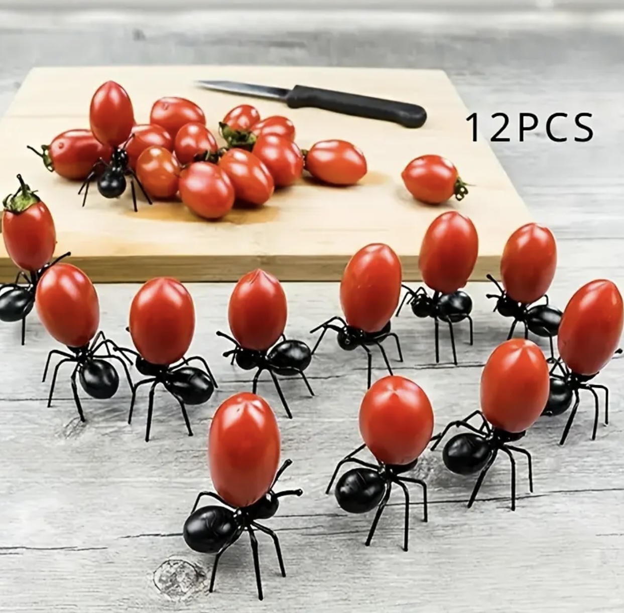 ست ۱۲ عددی چنگال میوه طرح مورچه