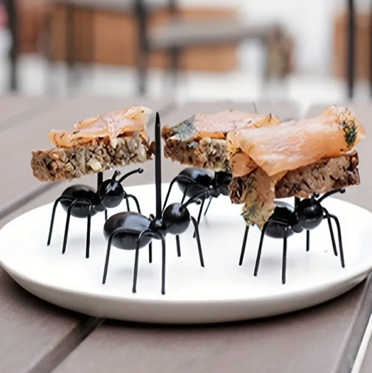 ست ۱۲ عددی چنگال میوه طرح مورچه - Image 2