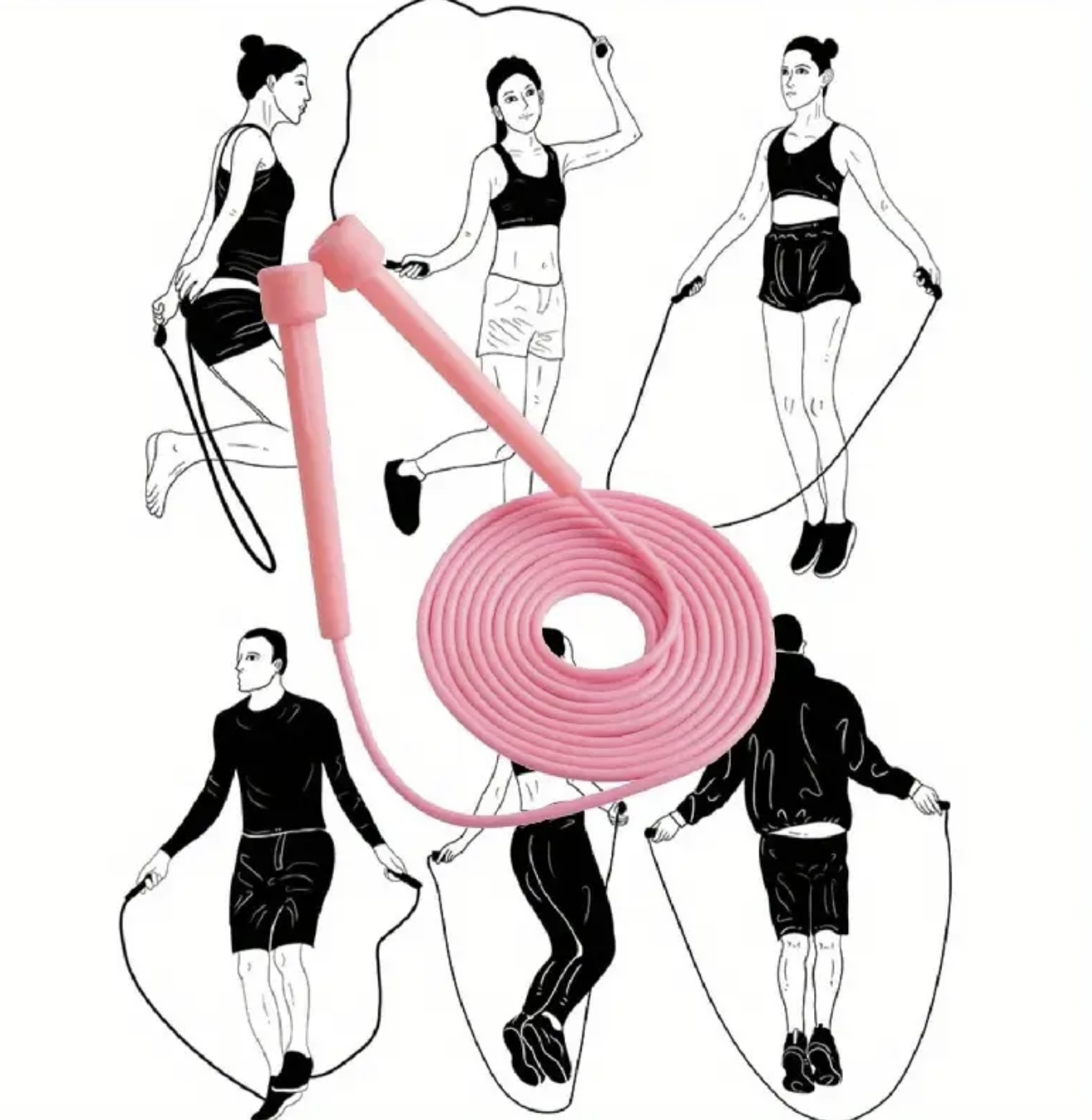 طناب سرعتی مقاوم از جنس PVC با دستههای ارگونومیک - Image 9