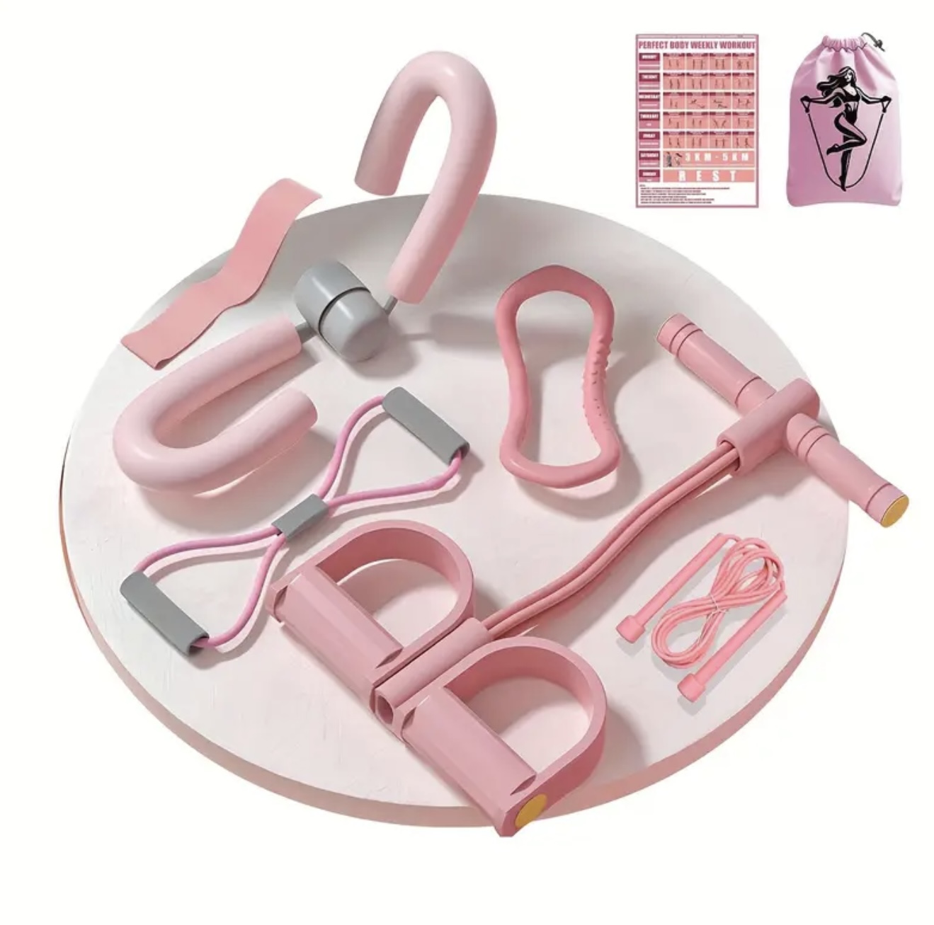 ست ۸ تکه فیتنس و یوگا – ساخته شده از جنس EVA - Image 3