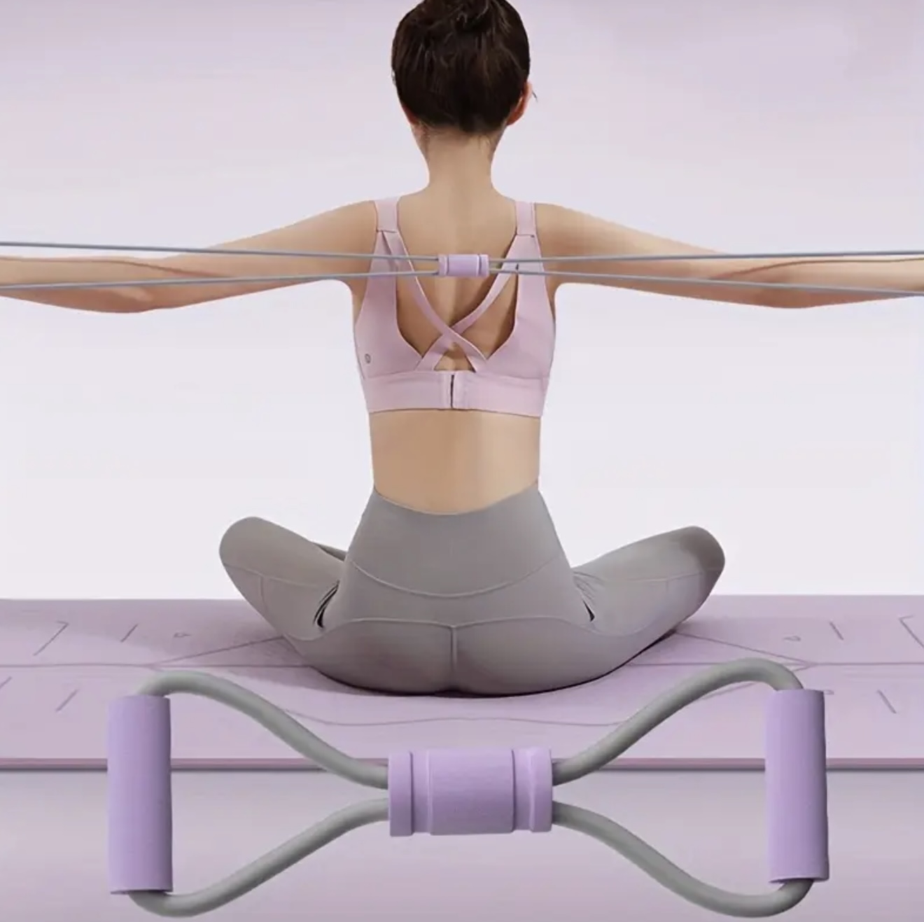 مقاومتی یوگا مدل ۸ چندمنظوره برای تمرینات کامل بدن