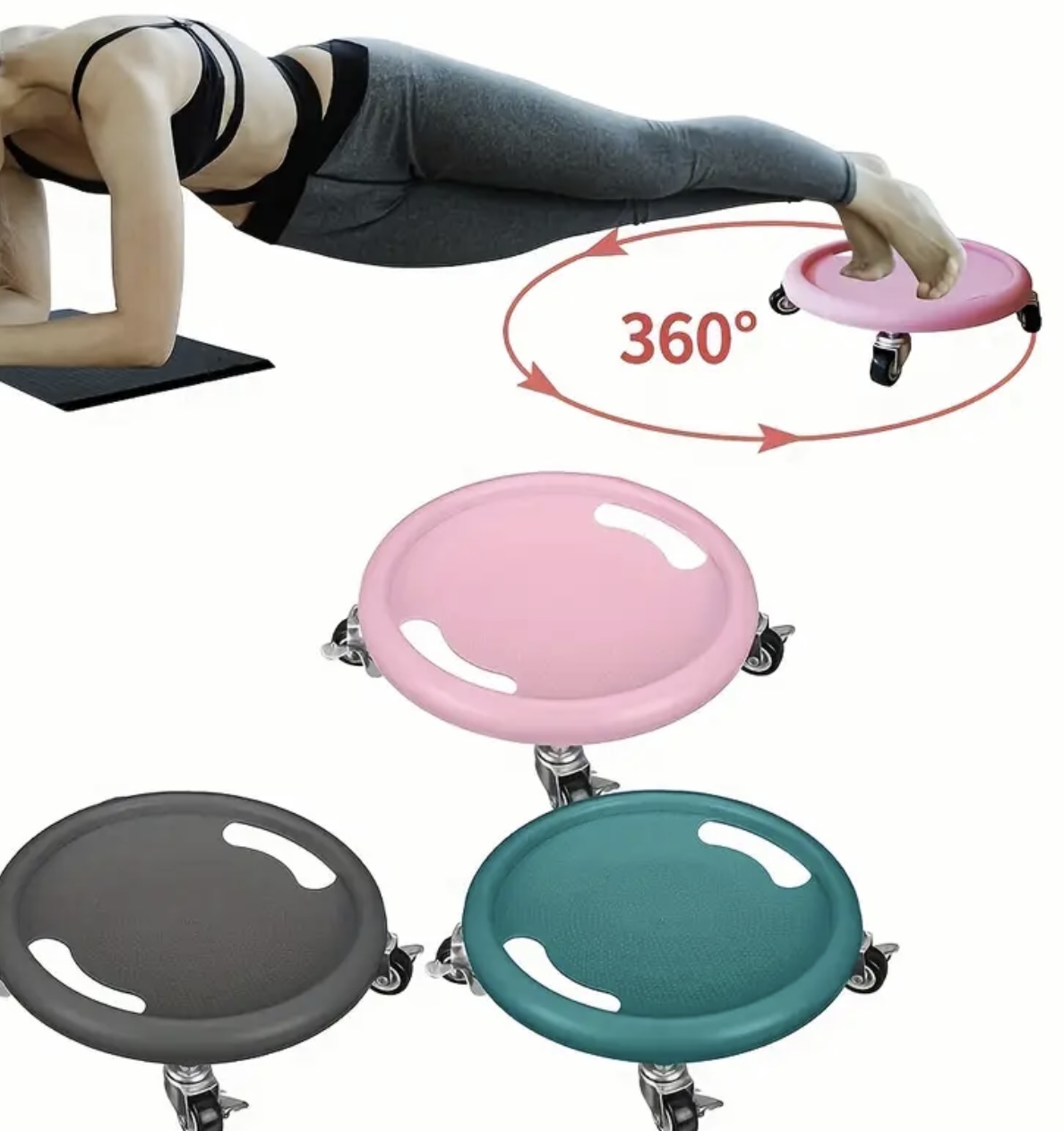 دیسک تمرین عضلات شکم یونیسکس صورتی