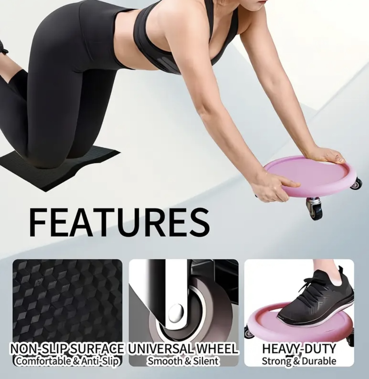 دیسک تمرین عضلات شکم یونیسکس صورتی - Image 2