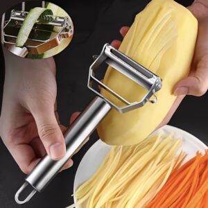 پوست‌کن چندکاره، ساخته شده از استیل ضدزنگ، برای میوه و سبزیجات