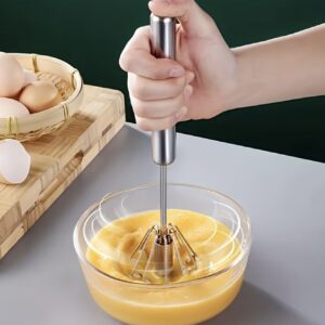 همزن و باترزن نیمه‌اتوماتیک دستی از استیل ضدزنگ، مناسب مخلوط کردن