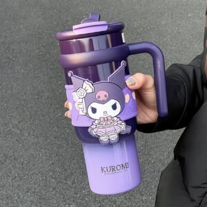 بطری وکیوم (دوجداره) استیل Hello Kitty با ظرفیت ۹۰۰ میلی‌لیتر