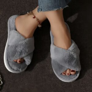 صندل با بندهای پشمی و کف ضد لغزش