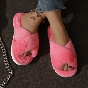 صندل با بندهای پشمی و کف ضد لغزش