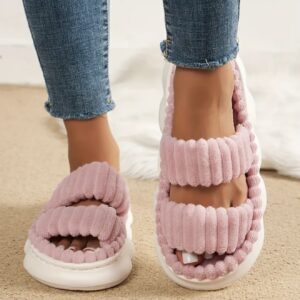 صندل زنانه پشمی، کف نرم و پشمی