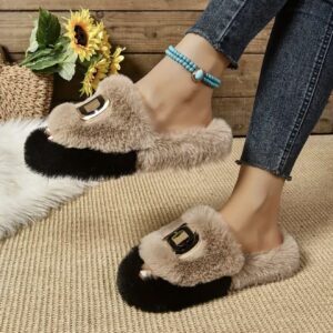 صندل زنانه پشمی